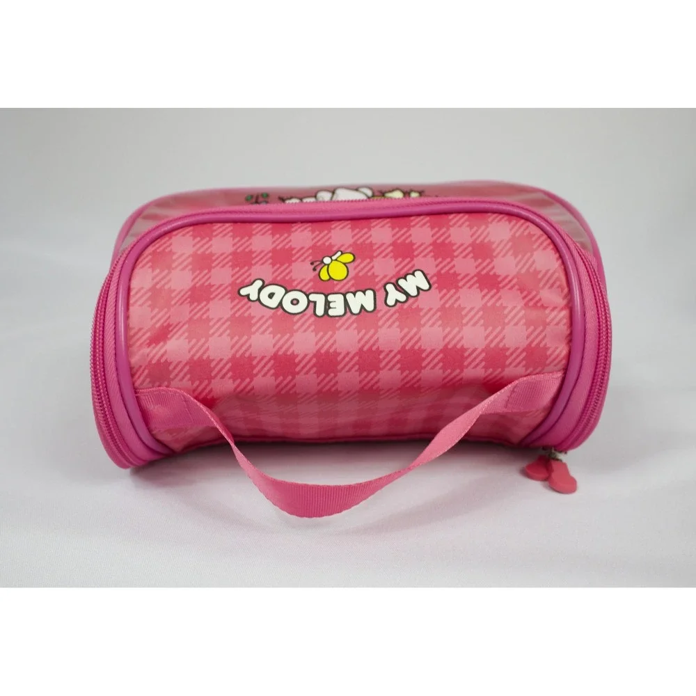 Sanrio My Melody Pink Waterproof Cosmetic Toiletry Bag Travel Case Miniso READ